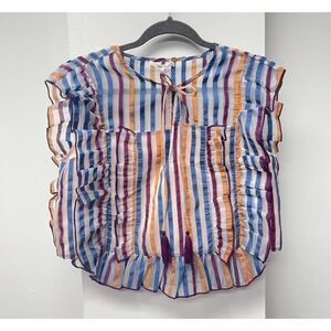 Tularosa Cole Stripe Blouse Size M (NEW)